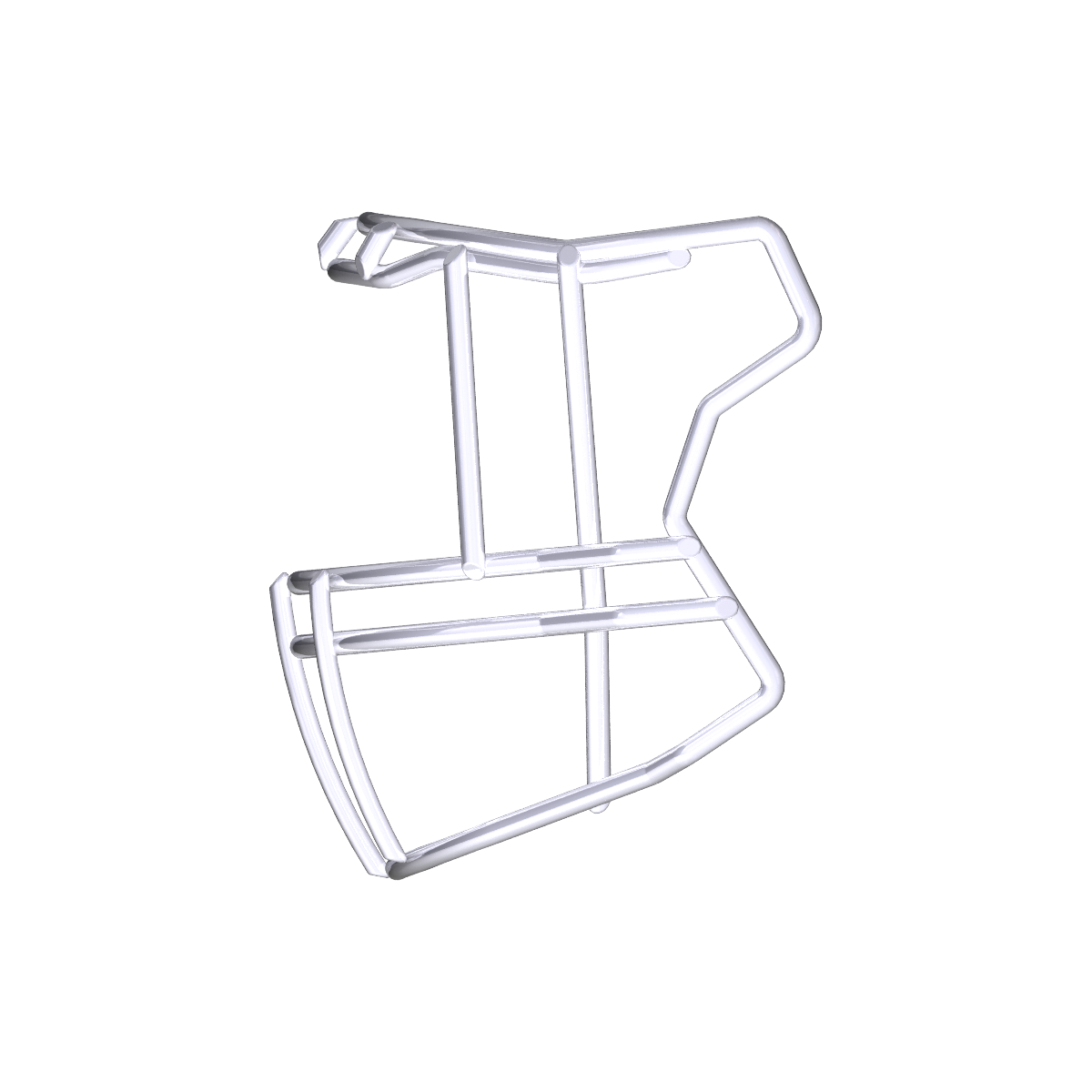 Riddell SF-2EG-II-HD solid color football helmet faceguard compatible with SpeedFlex platform for multiple positions