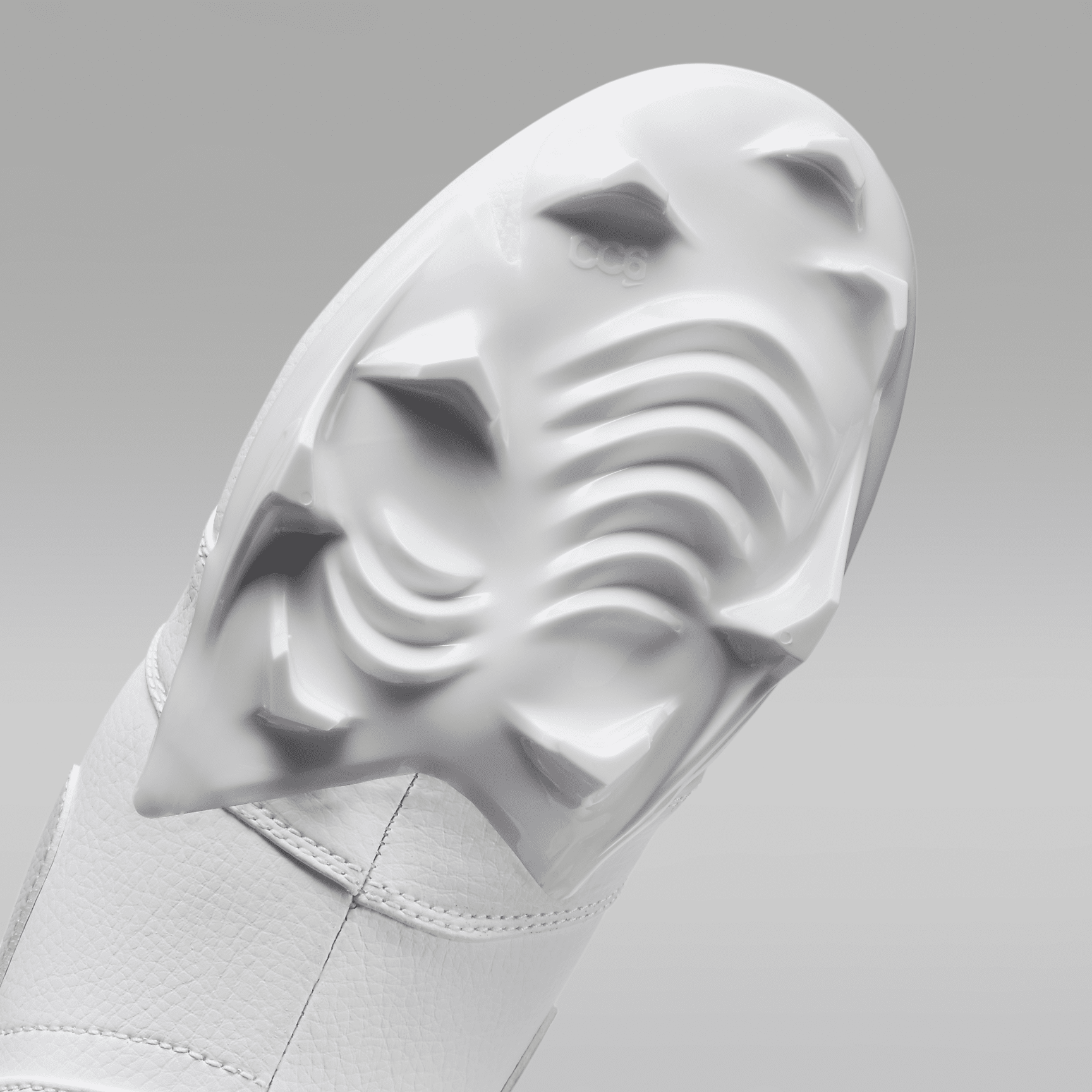Jordan 1 Low TD — White/Grey Fog, detail view