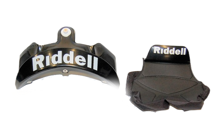 Riddell SpeedFlex Black Out package with front pocket and occipital liner featuring Riddell logo