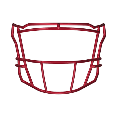Riddell SF-2BD-SW maroon facemask for SpeedFlex helmets with thinner bars and impact reduction system