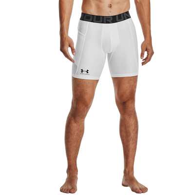 Under Armour HeatGear men's 6 inch compression shorts, style 1361596, alternate color back