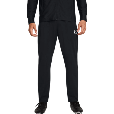 Under Armour Challenger Mens Pants in black, full front view on model