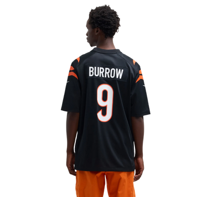 Joe Burrow Bengals Nike Game Jersey close-up