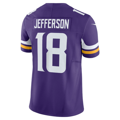 Jefferson Vikings purple jersey front view