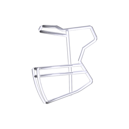 Riddell SF-2BD football helmet faceguard compatible with SpeedFlex platform for quarterback, wide receiver, defensive back, and linebacker positions.