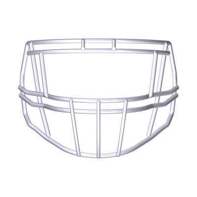 Riddell S2EG-II-HS4 football helmet facemask in solid color for multiple Riddell helmet models, designed for various player positions