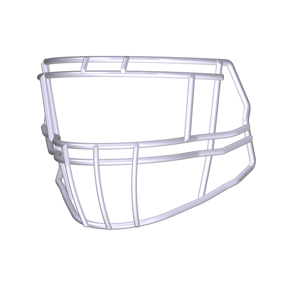 Riddell S2EG-II-HS4 football helmet facemask designed for multiple Riddell helmet models with solid color finish