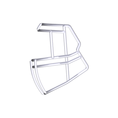 Riddell S2EG-II-HS4 football helmet faceguard guard with solid color design for multiple Riddell helmet models