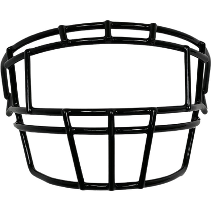 Schutt F7 VTD Facemask with durable black metal bars and open front design for football helmets